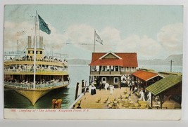 Kingston Point NY Landing of The Albany 1908 to Dover Delaware Postcard T10 - £7.07 GBP