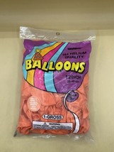 Unique Balloons 144 Helium Quality Natural Latex 12” 1 Gross Salmon Peac... - £13.18 GBP