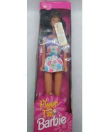Vintage 1996 Flower Fun Barbie Brunette Doll Purple Mattel #16065 New in... - $206.22 MXN