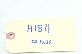 2003-2005 INFINITI FX45 FX35 FRONT SEAT SLIDE MOTOR GEAR  H1871 image 12