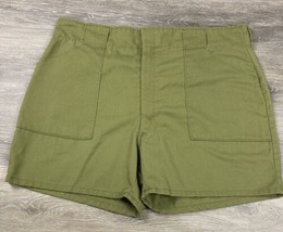 Boy Scouts Of America Uniform Official Shorts Olive Green Pockets Mens 38 VTG - £19.95 GBP
