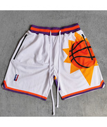 Phoenix Suns Basketball Game Shorts Men&#39;s Suns Element Printed Stitched ... - £39.25 GBP