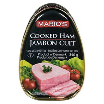 4 Cans of Mario&#39;s Cooked Canned Ham 340g Each - Product of Denmark - - $36.77