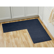 48&quot;x48&quot; Kitchen Corner Mat Runner Rug Textured Berber Non Skid Carpet 5 Colors - £19.43 GBP+