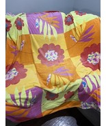 Vtg Terrisol Beach Towel Blanket Flowers Pink Terry Cotton Brazil Large ... - €51,33 EUR