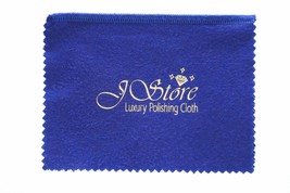 JStore Small Luxury Jewelry Polishing Cloth for gold, silver and platinum - £6.22 GBP