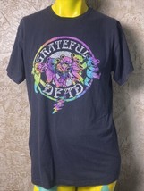 Grateful Dead Tie Dye Dancing Bears Rock Band Black T Shirt Size Mens Medium - £11.83 GBP