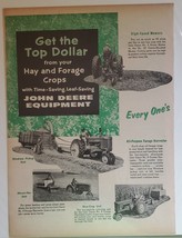 1956 John Deere Number 8 Forage Harvester  Magazine Ad  2 - $14.03