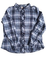 Long Sleeve Plaid Shirt - £7.07 GBP