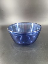 Anchor And Hocking Ovenwear Mixing Bowl 1.5 Qt #1057 Colbalt Blue Glass - $12.95