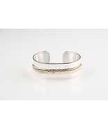 Blackinton Sterling Silver and 14kt Gold Cuff Bracelet - $13,268.15 MXN