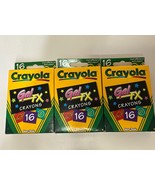 Crayola Crayons Gel Fx 16 New Rare 2001 Binney &amp; Smith retired discontin... - $1,106.62 MXN