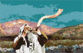 Pepita Needlepoint kit: Shofar, 14&quot; x 9&quot; - $132.00+