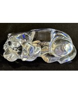 Vintage Art Glass Beagle Dog Figurine Paperweight Princess House Lead Cr... - $27.16 CAD