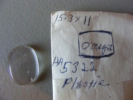Vintage Omega Crystal AA5322  Plastic 15.3 x 11 NOS - $551.17 MXN