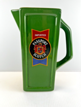 Passport Scotch Ceramic Green Bar Pitcher Vase Calvert Distillers Co NY ... - $7.49