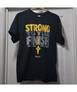 Kerusso Strong to the Finish 2 Timothy 4:7 Bible Keep the Faith Shirt Me... - $19.45