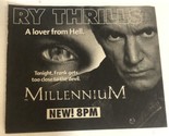 Millennium Vintage Tv Guide Print Ad Lance Henriksen TPA24 - £4.65 GBP