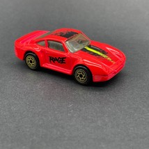 Matchbox Rage Porsche 959 Sports Car Pink Diecast 1/58 Scale Working Suspension - $10.69