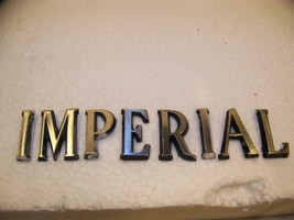 1971 72 73  CHRYSLER IMPERIAL QUARTER PANEL EMBLEMS OEM # 3568522 + - $67.49