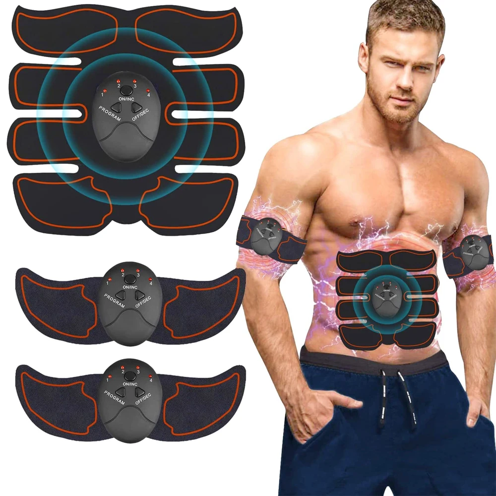 Wireless EMS Muscle B Toner ABS Abdominal Hip Trainer B Fitness Shaping Electric - £18.69 GBP