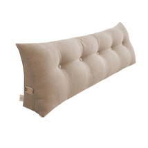 SOGA 180cm Beige Triangular Wedge Bed Pillow Headboard Backrest Bedside ... - £102.92 GBP