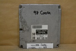 1998 Toyota Corolla AT Engine Control Unit ECU 8966102431 Module 29 12F1 - $18.49