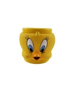 Vintage WB Looney Tunes Promotional Plastic Cup Mug 1992 Tweety Bird 3D - £12.47 GBP