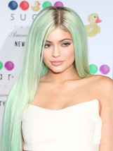 Cosplay Heat Resistant Hair Wigs Ombre Mint Green Long Straight Hair 24inch - £10.22 GBP