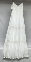 NWT XOXO Long White Casual Maxi Dress Smocked Sleeveless Women’s Sz M Em... - $21.41