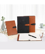 A5/B5 PU Leather Cover Journals Business Notebook Lined Paper Writing Di... - £22.34 GBP