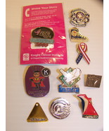 MIXED LOT OF HAT PINS - DOERNBECHER SUSAN KOMEN PORTLAND 7 ELEVEN STATE ... - $514.44 MXN