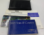 2003 Chrysler Town &amp; Country Owners Manual Handbook Set with Case OEM P0... - £35.37 GBP