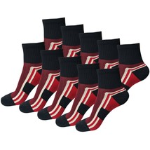 10 PK Mens Breathable Ankle Quarter Athletic Casual Sport Cotton Socks Size 6-12 - $18.99