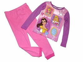 Picture Perfect Princess Ariel, Cinderella and Aurora Cotton Pajama Set,... - $14.84
