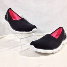 Champion Womens Sport Comfort Black Mesh Slip-On Shoes Size 9.5M - £23.55 GBP