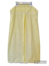 Vintage 1980&#39;s Buttercup Yellow Handmade Cotton Unisex Diaper Stacker St... - £7.82 GBP