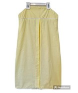 Vintage 1980&#39;s Buttercup Yellow Handmade Cotton Unisex Diaper Stacker St... - £7.95 GBP