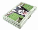 Funny Face Animals D8 100&#39;s Size Cigarette Case with Built in Lighter Goat - $21.73