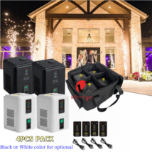 4pc/Mini 350W Cold Fireworks for DJ Wedding Party Remote Cold Spark Mach... - $768.29