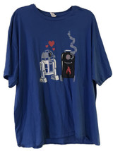 Anvil Men&#39;s Star Wars Short Sleeve T-Shirt w/ Cute R2-D2 Size 3XL - $12.84