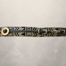 Elite Womens Belt with Buckle Brown and Black Print With Bead Accent 30"... image 3