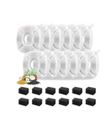 24 Pcs Cat Fountain Replacement Filters 12 Pack Water Fountain... - $455.36 MXN