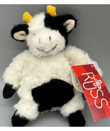 Russ Farm Friends Cow Mathilda Heartcraft Collection Stuffed Animal 6” T... - $212.95 MXN