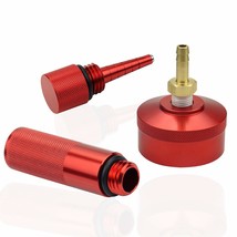 Mekar Aluminum Extended Run Brass Hose Fitting Gas Cap Change Funnel Magnetic - £26.88 GBP