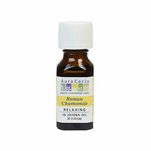 Aura Cacia Roman Chamomile Essential Oil (in jojoba oil) | 0.5 fl. oz. |... - $13.42