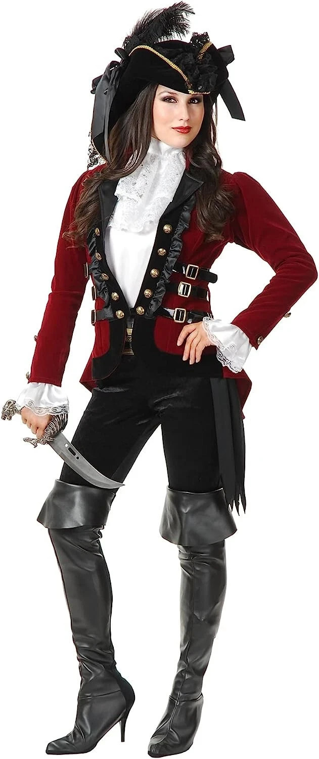 CHARADES SULTRY PIRATE LADY JACKET ADULT COSTUME ACCESSORY 02384 Item image 2