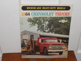 Vintage August 1963-64 Chevrolet Medium and Heavy Duty Trucks Brochure - $14.85