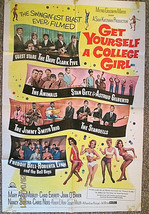Dave Clark Five:The Animals:(Get Yourself A College Girl) 1964 Movie Poster (Wow - £233.62 GBP
