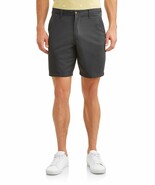 George Men&#39;s Casual Flat Front Shorts Size 44 Greystone  9&quot; Inseam NEW - $285.37 MXN